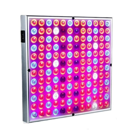 Lampa LED 45W , pentru cresterea plantelor in interior, 225 de leduri, 165 leduri rosii, 60 albastre, 30 x 30 cm, multicolor [5]