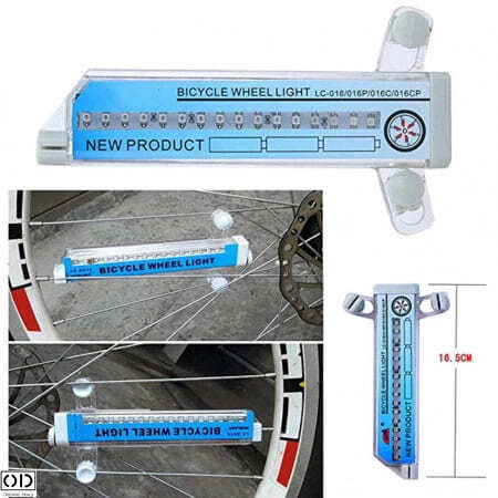 Lampa LED cu Lumina RGB Dinamica pentru Bicicleta Lumini LED Bicicleta Spite Roata Lumini cu Imagini LED Spite Bicicleta Roata Cu lumini Led Bicicleta Lampa LED Roata Spite  Banda LED Bicicleta [15]