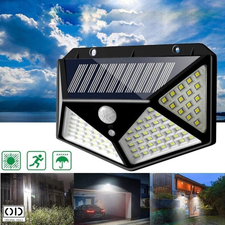 Lampi LED, Instalatii & Accesorii RGB - lampa solara de perete 100 led original deals lampa solara cu senzor de miscare lampa solara exterior lumina rece lampa led solara pentru gradina si terasa iluminat solar exterior ip65 lampa solara puternica cu 100 led smd lampa solara reincarcabila pentru curte lampa solara de siguranta cu senzor pir lampa solara impermeabila neagra bec solar cu senzor miscare lumina solara exterior cu incarcare automata lampa solara economica pentru perete iluminat exterior fara cabluri lampa solara de noapte pentru garaj panou solar lampa led original deals