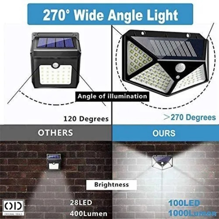 lampa solara de perete 100 led original deals lampa solara cu senzor de miscare lampa solara exterior lumina rece lampa led solara pentru gradina si terasa iluminat solar exterior ip65 lampa solara puternica cu 100 led smd lampa solara reincarcabila pentru curte lampa solara de siguranta cu senzor pir lampa solara impermeabila neagra bec solar cu senzor miscare lumina solara exterior cu incarcare automata lampa solara economica pentru perete iluminat exterior fara cabluri lampa solara de noapte pentru garaj panou solar lampa led original deals [12]