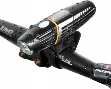 Lampa LED pentru bicicleta, reincarcabila USB, rezistenta la apa, 2200 mAh, autonomie pana la 15 ore [8]