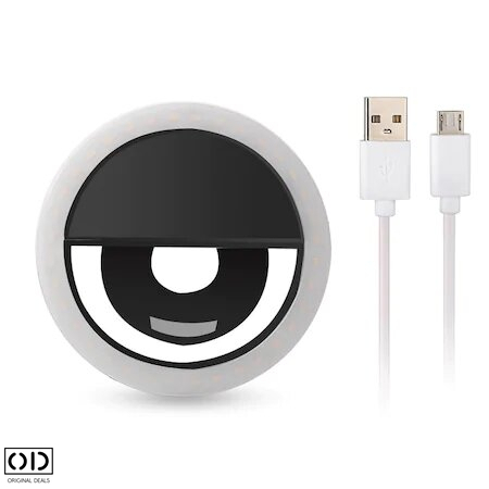 Selfie Ring Lampa cu Lumina LED pentru Foto Video sau LiveI luminare LED Telefon Lumina Selfie Lumina LED pentru Telefon Lumina pentru Vlog Lumina LED pentru Video Vlog Iluminare LED Vlog [4]