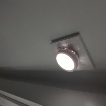 Set 3 Spoturi LED cu Senzor Luminos pentru Lumina de Veghe, la Retea, Universal, Alb [1]