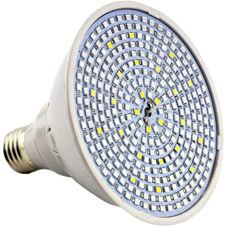 Lampa pentru cresterea plantelor de interior, , cap dublu, nu emana caldura, 290 leduri, 2 culori , prindere cu clips, 46x11.5x9.2 cm [1]