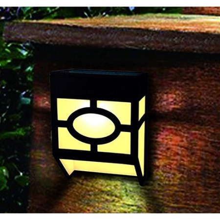 Lampa solara cu senzor Geometric, IP65, Lumina Alb cald,  [9]