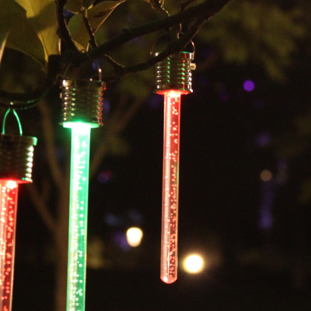 Lampa solara de tip decoratiune pentru gradina, , model turture, alb cald [2]