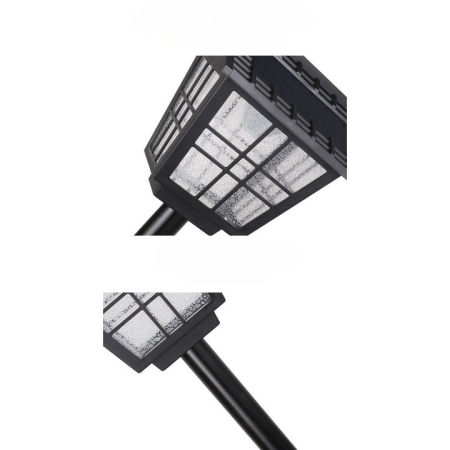 Lampa solara de tip stalp pentru gradina, , Alb Rece [4]