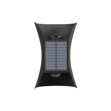 ✨TOATE PRODUSELE✨ - Lampa solara LED bidirectionala bicolora , comutator culoare led, IP65, rezistent la apa, baterie 1.5 V, 400mah, 2 LED-uri, 13.5 x 9 cm, material ABS, multicolor