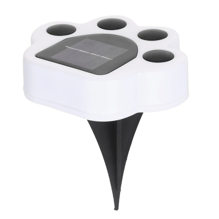 Lampa solara LED, Tip laba de urs, pentru gazon sau gradina, Rezistenta la apa, , Alb rece [4]