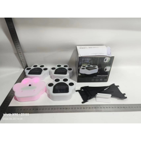 Lampa solara LED, Tip laba de urs, pentru gazon sau gradina, Rezistenta la apa, , Multicolor [5]