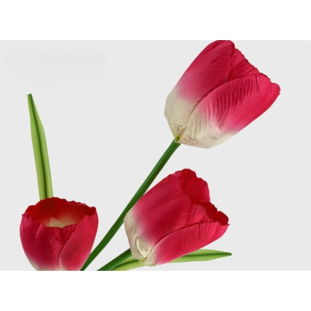 Lampa Solara LED tip Lalele cu 3 flori pentru Gradina, Inaltime 78 cm [6]