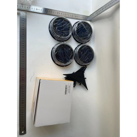 Lampa solara LED tip spot pentru gradina , 8 LED-uri, material ABS si Policarbonat, baterie 1.2V, 600mah, 12 x 13.5 cm, alb cald [6]