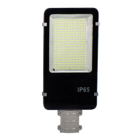 Lampa solara stradala , pentru curte sau strada, finisaj lucios, rezistent la apa, montare prin fixare, senzor lumina, baterie de litiu, IP65, lumina rece, putere 200W, autonomie 10 ore, 49 x 21 x 6.5 cm, negru [12]