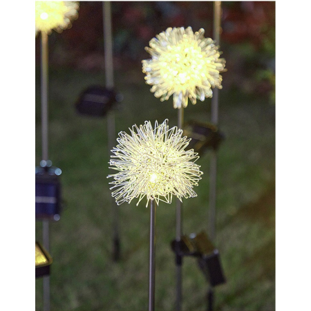 Lampa solara sub forma de Papadie, alb cald,  [9]