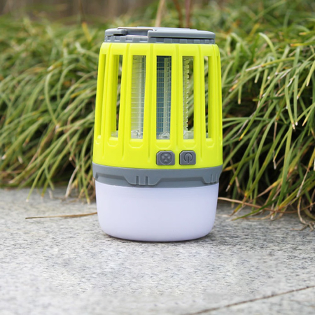 Lampă UV antiinsecte , anti muste, anti tantari, Conectare la priza prin USB, portabil, 3.7 V, 200 lumeni, 8.5 x 13.3 cm, Verde [4]