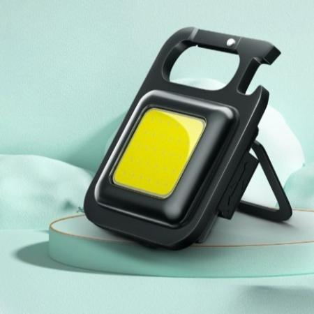 Lanterna de buzunar tip breloc, 30 LED-uri, incarcare prin usb Type C, pentru exterior, camping, alpinism, ciclism,  [3]