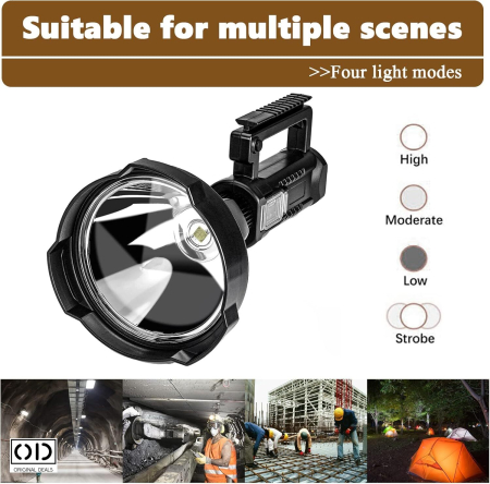 Lanterna Puternica Reincarcabila cu 4 Moduri si Functie PowerBank ORIGINAL DEALS [16]