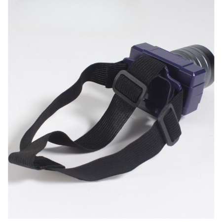 Lanterna LED de Montat pe Cap, , cu Raza Lunga de Zoom, Far Telescopic, Reglabil, Rezistent la Apa, pentru Pescuit in Aer Liber, Camping, Lumina Puternica, Lanterna, 7.5x5x7 cm, Albastru [8]