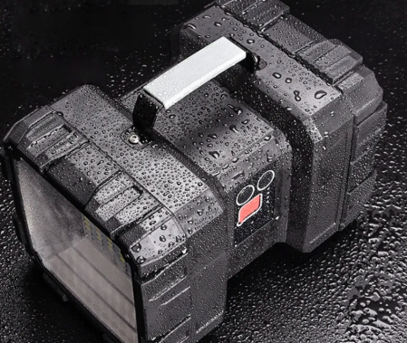 Lanterna multifunctionala, reincarcabila, power bank, 800lm, 7 moduri de luminare la 2 capete, negru [9]