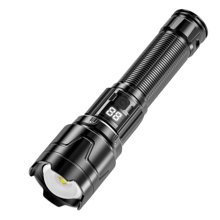 Corturi Evenimente si Articole Camping - Lanternă P50 cu zoom telescopic, afișaj digital și ieșire magnetică Model 117