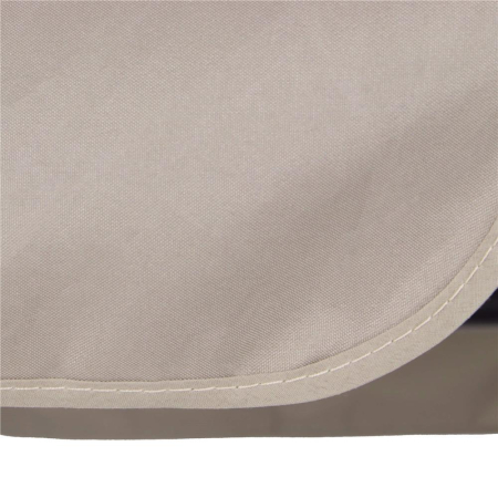 Leagan de gradina 190x115x176 cm, pentru 3 persoane, copertina reglabila, perne incluse, cadru otel si material impermeabil, bej [11]