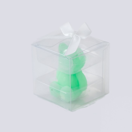 Lumanare Parfumata, , Model Ursulet, Verde, Aroma de Iasomie, 5.5x3.6x4 cm [2]