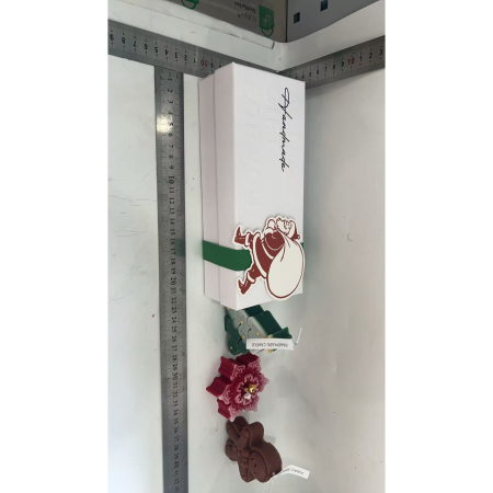 Lumanari Parfumate de Craciun, , GIFT BOX din 3 Lumanari din Ceara de Soia, Model C Brad, Floare, Om de Turta Dulce, 22.5 x 9.5 x 5 cm, Multicolor [1]