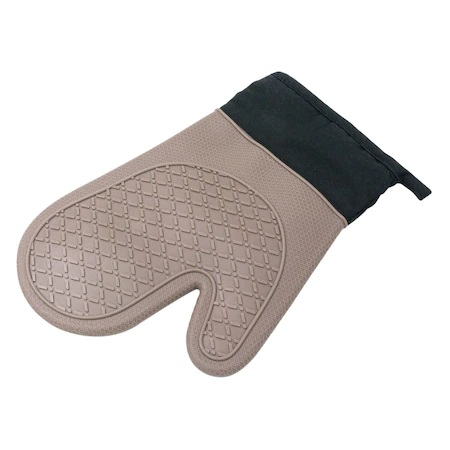 Manusa de Protectie pentru Bucatarie din Silicon cu Captuseala Dubla, Calitate Premium, Utilizare Ambidextra, Marime Universala, Maro [0]