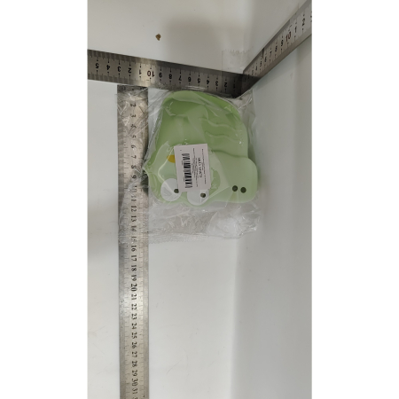 Manusa din Silicon pentru Cuptor, , Anti-Alunecare, pentru Capace, Oale, Tigai, de Uz Casnic, Rezistent la Temperaturi Inalte, Model Animat, 10x12 cm, Verde [2]