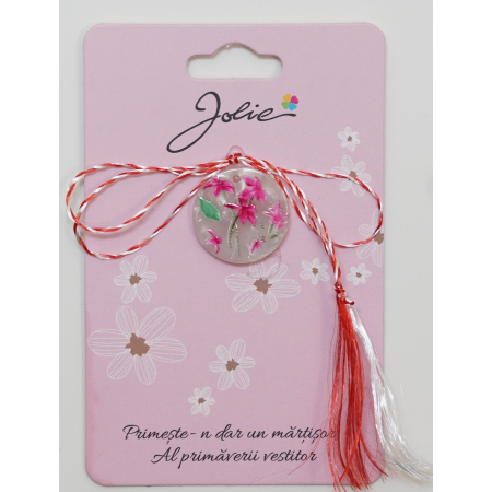 Martisor Acril Vis de Primavara - Martisor din Acril, Dimensiune Pandantiv Aprox 2 cm, Multicolor, Model 6