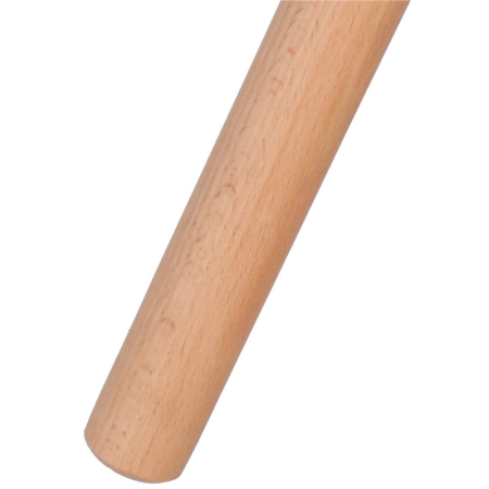 Masa de cafea, ovala, diametru 50 cm, inaltime 48 cm, Blat MDF, Picioare lemn, Alb [9]