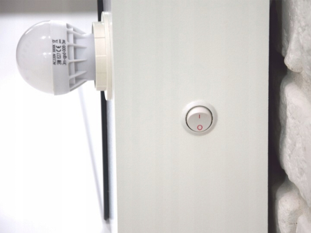 Masa de toaleta si machiaj Hollywood Pro, alba, cu 4 sertare, oglinda si 12 LED-uri, 90x40x140 cm [6]