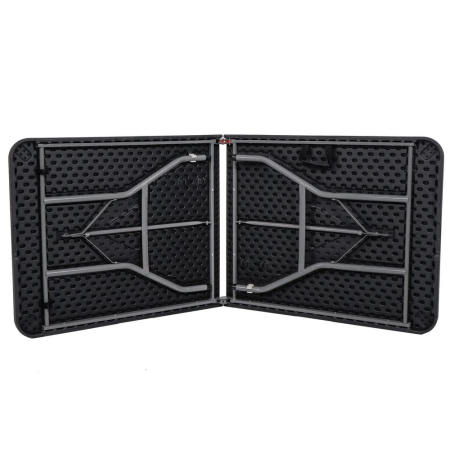 Masa dreptunghiulara pliabila multifunctionala, 180x75x75cm, neagra [2]