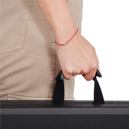 Masa dreptunghiulara pliabila multifunctionala, 180x75x75cm, neagra [4]