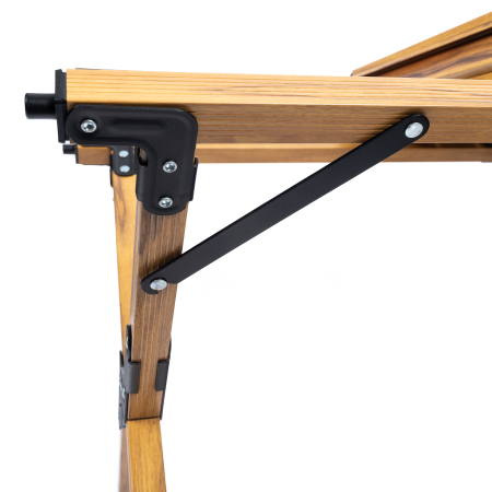 Masa pentru camping cu sistem de pliere rapida, cadru ultra usor din aluminiu, 118x60x45cm, maro [3]