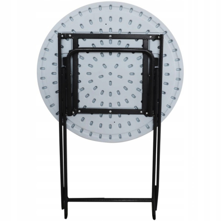 Masa rotunda pliabila multifunctionala, diametru 60cm, alba [1]