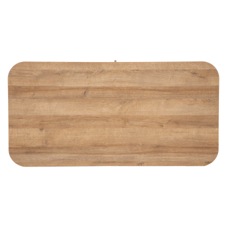 Masuta de cafea Atmosphera Colva cu 2 usi glisante, MDF si otel, 120x60x41 cm, bej [7]