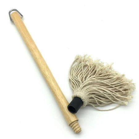 Matura din Bumbac, , pentru Gratar, de Uns cu Ulei/Sosuri Preparatele, 45.5 x 4.5 cm, Maro [6]