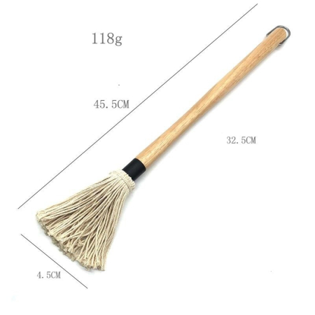 Matura din Bumbac, , pentru Gratar, de Uns cu Ulei/Sosuri Preparatele, 45.5 x 4.5 cm, Maro [4]