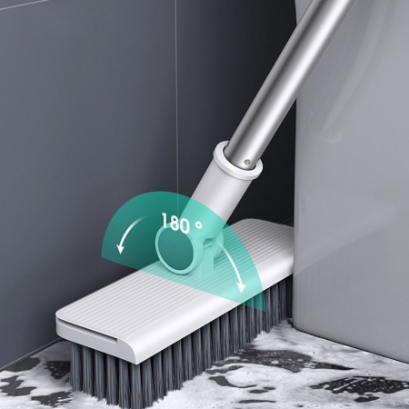 Matura Perie si Faras cu Coada , Set 3in1, cu Dinti de Pieptene pentru Curatare Matura, rotativ, pliabil, detasabil, Otel inoxidabil si Polipropilena, Alb [3]