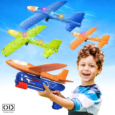 Jucarii, Rubik & Baloane - avion spuma, avion cu pistol lansator, avion cu lumini led, avion zburator copii, jucarie avion, avion original deals, jucarie zburatoareavion din spuma cu pistol lansator original deals, avion zburator pentru copii cu lumini led, avion jucarie care zboara 15 metri, avion spuma rezistent cu leduri, avion distractiv pentru copii exterior, avion cu lansator manual pentru baieti, jucarie educativa zburatoare cu lumini