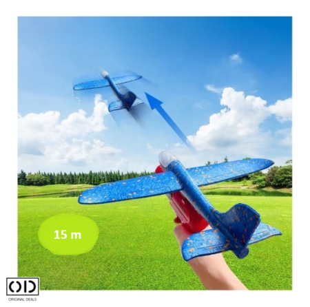 avion spuma, avion cu pistol lansator, avion cu lumini led, avion zburator copii, jucarie avion, avion original deals, jucarie zburatoareavion din spuma cu pistol lansator original deals, avion zburator pentru copii cu lumini led, avion jucarie care zboara 15 metri, avion spuma rezistent cu leduri, avion distractiv pentru copii exterior, avion cu lansator manual pentru baieti, jucarie educativa zburatoare cu lumini [12]