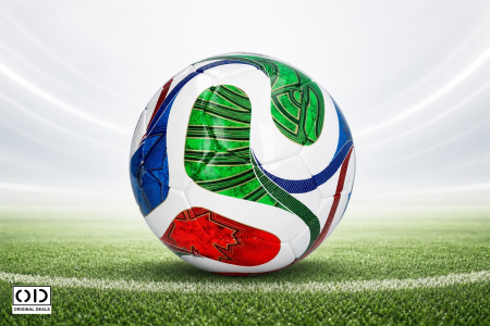 Minge de Fotbal FIFA 2026, Marime nr 5, Diametru 22 cm, din Imitatie de Piele, Multicolor | ORIGINAL DEALS [5]