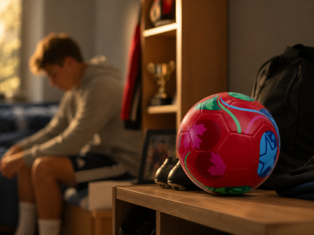 Minge de Fotbal FIFA 2026, Marime nr 5, Diametru 22 cm, din Imitatie de Piele, Multicolor | ORIGINAL DEALS [13]