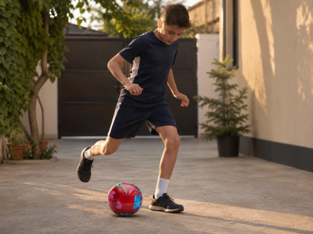 Minge de Fotbal FIFA 2026, Marime nr 5, Diametru 22 cm, din Imitatie de Piele, Multicolor | ORIGINAL DEALS [18]
