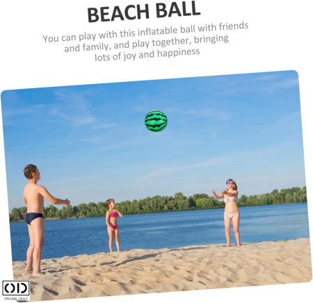 Minge pentru Plaja si Piscina cu Imprimeu Pepene, PVC Cauciucat, 24 cm – Original Deals [4]