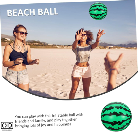 Minge pentru Plaja si Piscina cu Imprimeu Pepene, PVC Cauciucat, 24 cm – Original Deals [2]