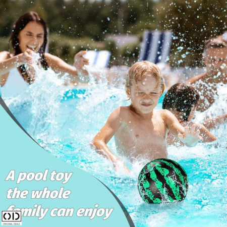 Minge pentru Plaja si Piscina cu Imprimeu Pepene, PVC Cauciucat, 24 cm – Original Deals [18]