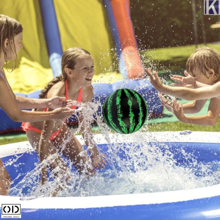 Minge pentru Plaja si Piscina cu Imprimeu Pepene, PVC Cauciucat, 24 cm – Original Deals [6]