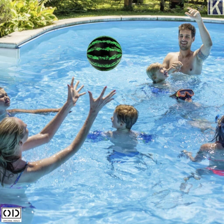 Minge pentru Plaja si Piscina cu Imprimeu Pepene, PVC Cauciucat, 24 cm – Original Deals [5]